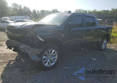 2021 Chevrolet Silverado K1500 Custom из США, поврежденный, VIN 1GCPYBEKXMZ400081